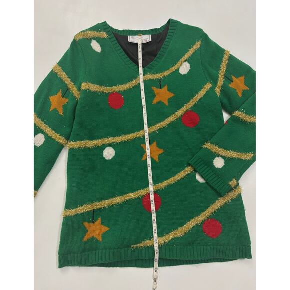 With Love Deer Christmas Sweater XL - Picture 2 of 7